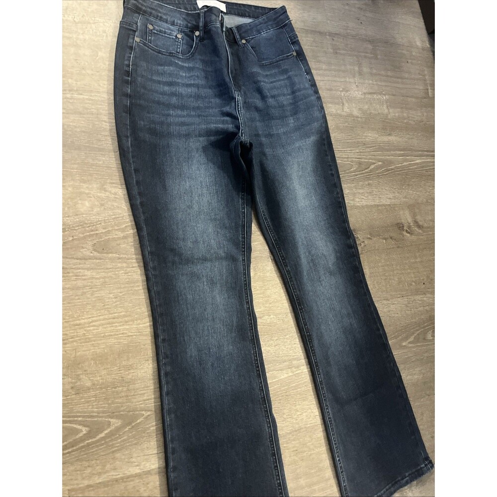 Jacqlyn Smith Mid Rise Dark Wash Women’s Boot Cut Jeans Size 10